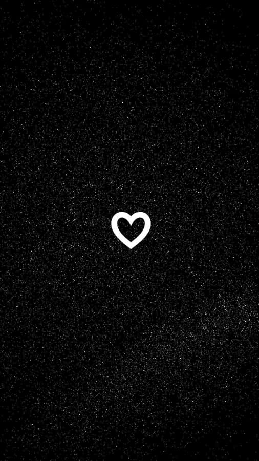 Broken Heart Aesthetics White Wallpaper