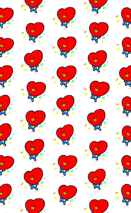 Bt21 Tata Dancing Wallpaper