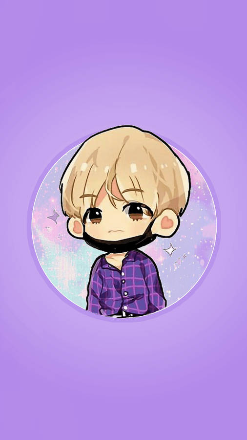 Download free Bts Anime V Chibi Art Wallpaper - MrWallpaper.com