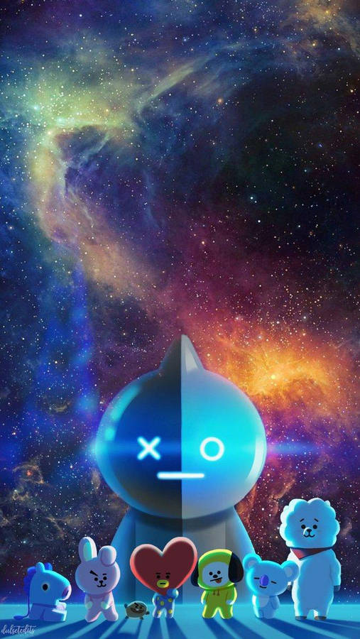 Download free Bts Galaxy Mascot Wallpaper - MrWallpaper.com