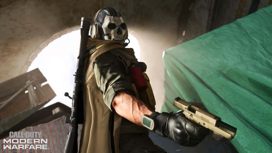 Call Of Duty 2020 Pointing Gun Wallpaper