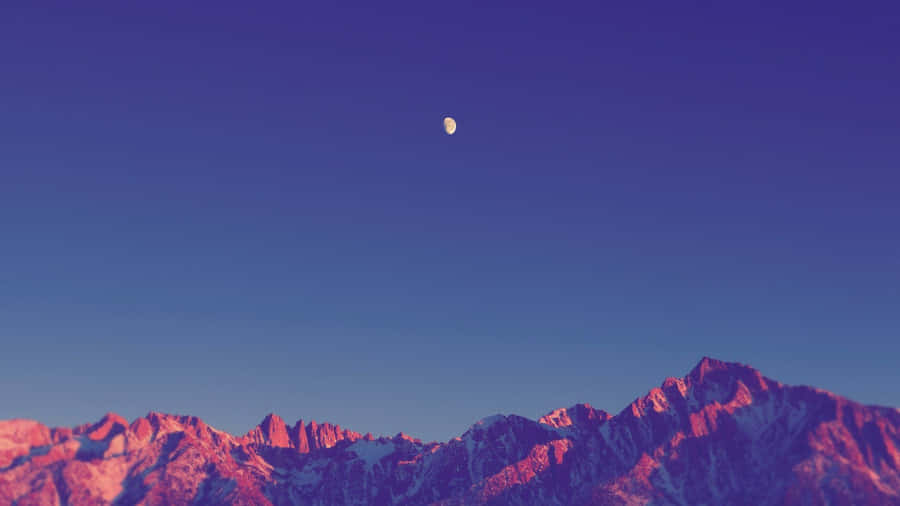 Calm Horizon Aesthetic Desktop Wallpaper
