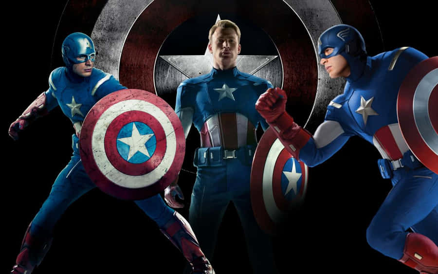 Captain America: Ready To Protect And Serve Wallpaper
