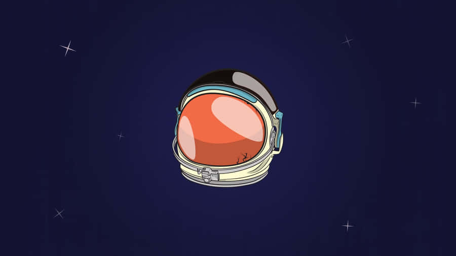 Caption: Cosmic Minimalism In Space Wallpaper