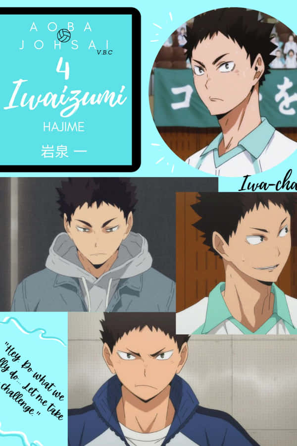 Download free Caption: Iwaizumi Hajime Striking A Pose In His ...