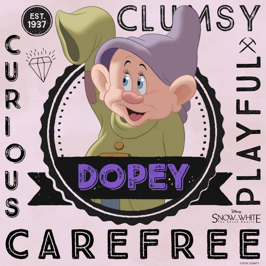 Download Free Carefree Dopey Dwarf Wallpaper 
