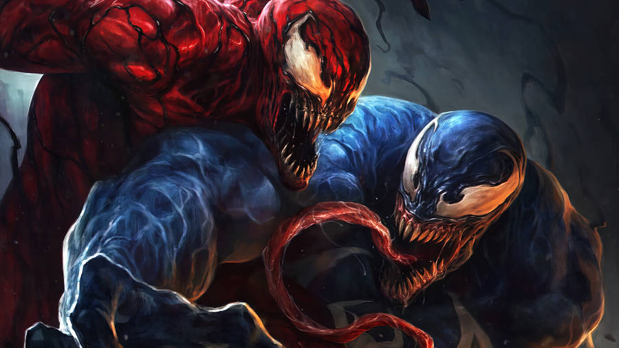 Carnage And Venom Marvel Pc Wallpaper