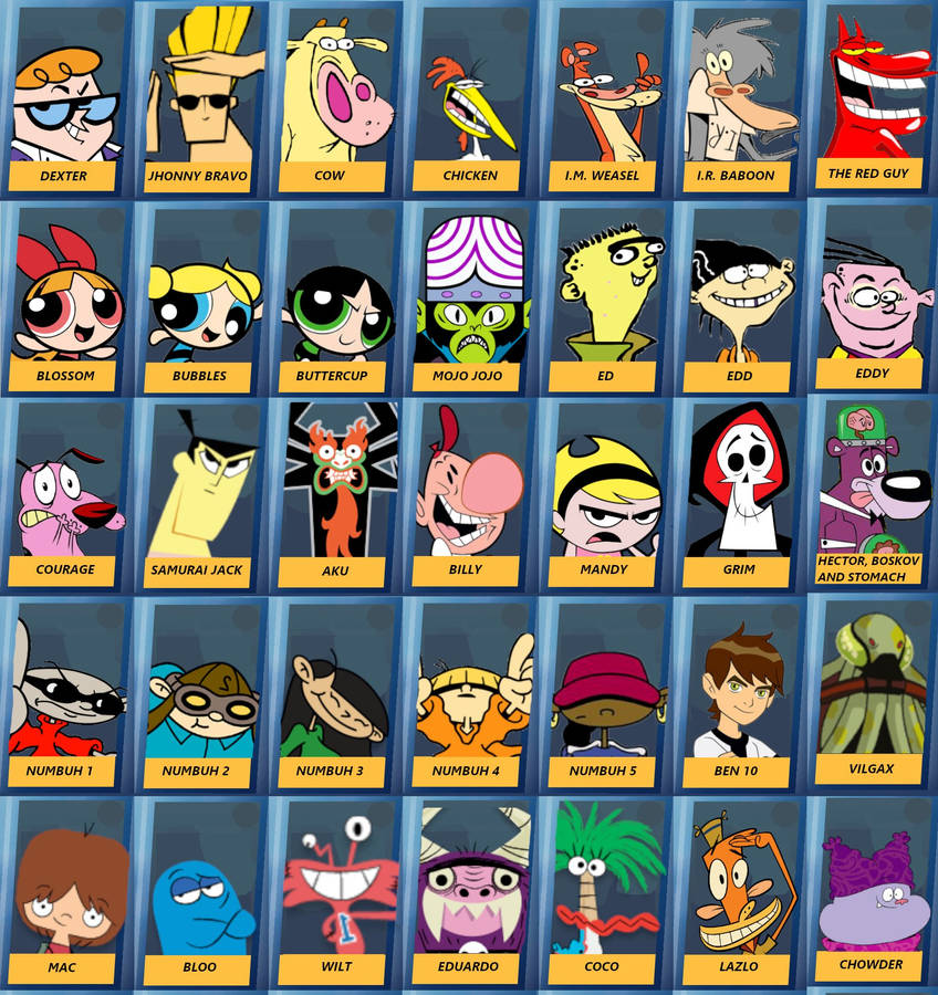 Download free Cartoon Network Characters Card Art Wallpaper ...