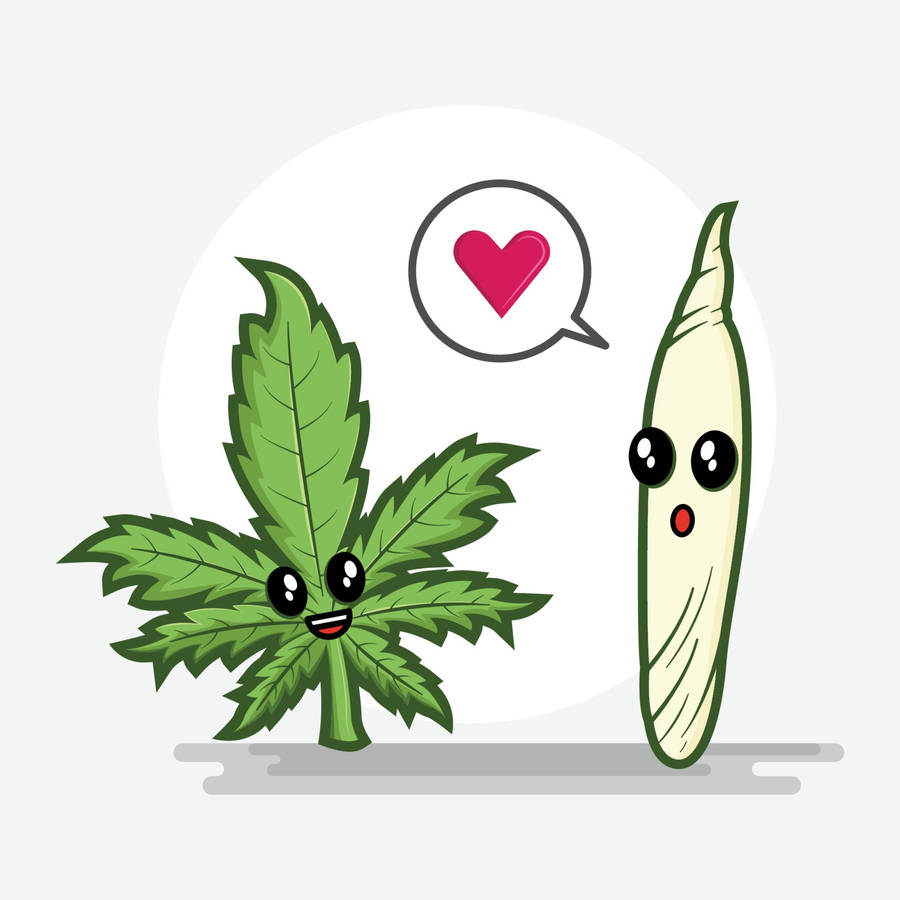 Cartoon Weed Characters Wallpaper