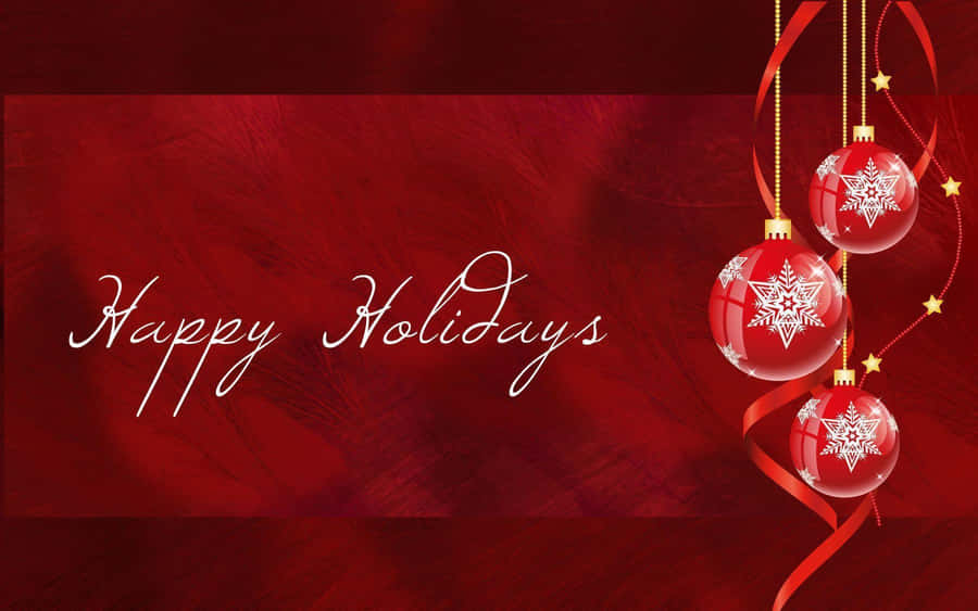 Celebrate Happy Holidays With This Sparkling Desktop Image Wallpaper