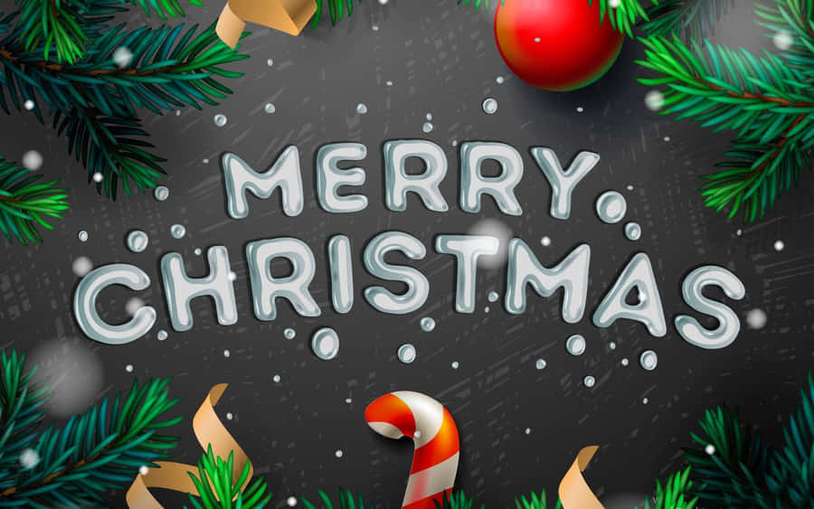 Celebrate The Holidays With A Simple Christmas Ipad Wallpaper