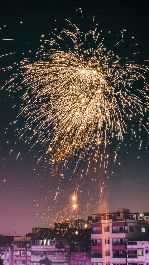 Celebrate The New Year With Aesthetic Joy! Wallpaper