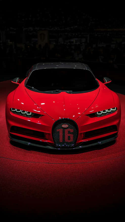 Check Out The Arresting Beauty Of A Neon Bugatti! Wallpaper