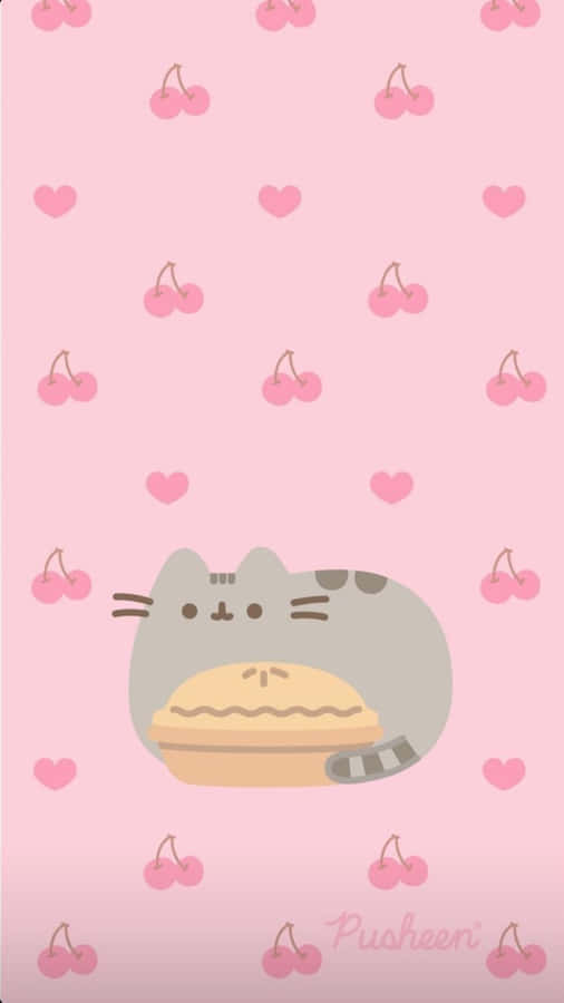 Check Out This Adorable And Cute Pusheen. Wallpaper