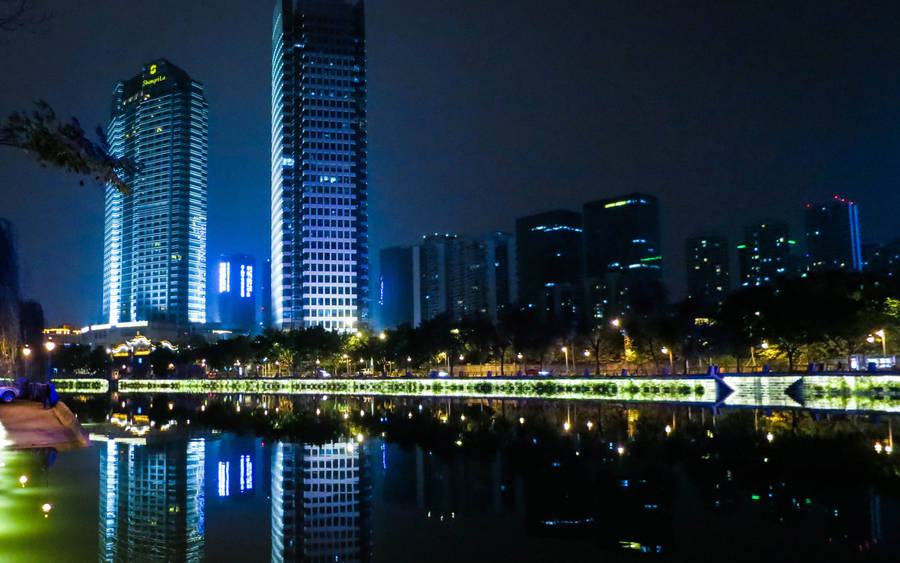 Download free Chengdu At Night Wallpaper - MrWallpaper.com