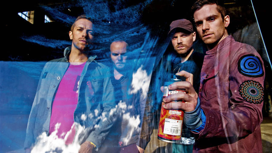 Four man standing at building grayscale photo, Coldplay Ghost Stories HD  wallpaper | Wallpaper Flare