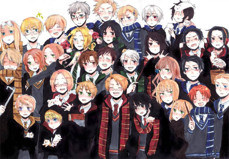 Class Photo Harry Potter Anime Wallpaper