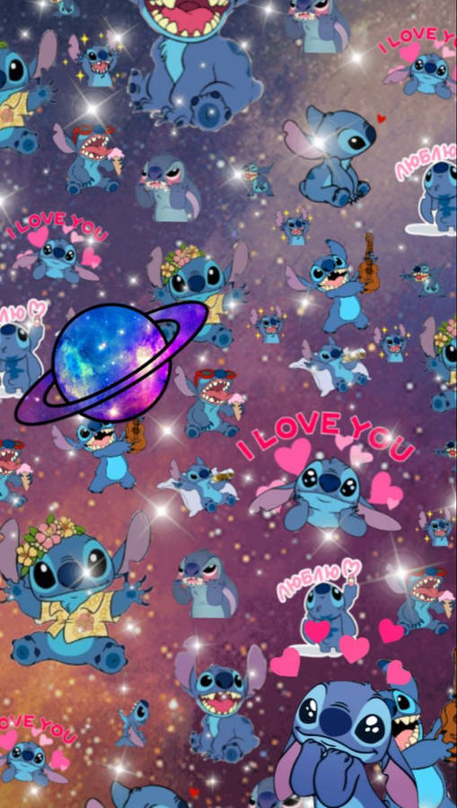Collage Stitch Galaxy Wallpaper