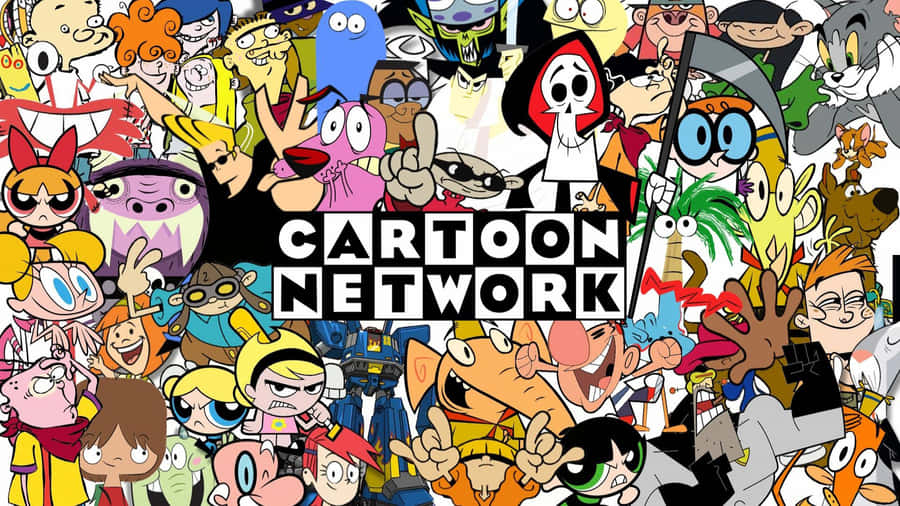 Colorful Cartoon Collage Wallpaper
