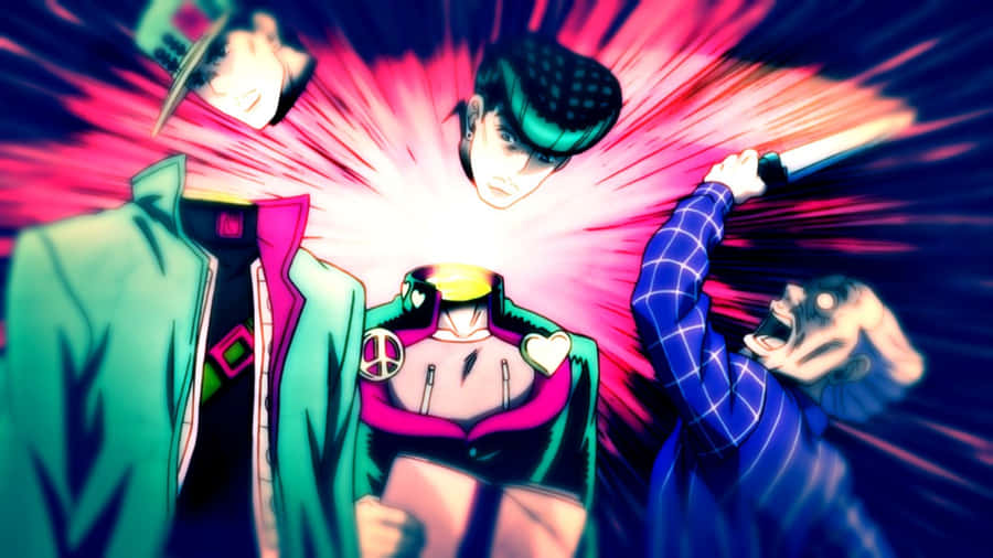 Colorful Desktop Featuring Jojo The Clown Wallpaper