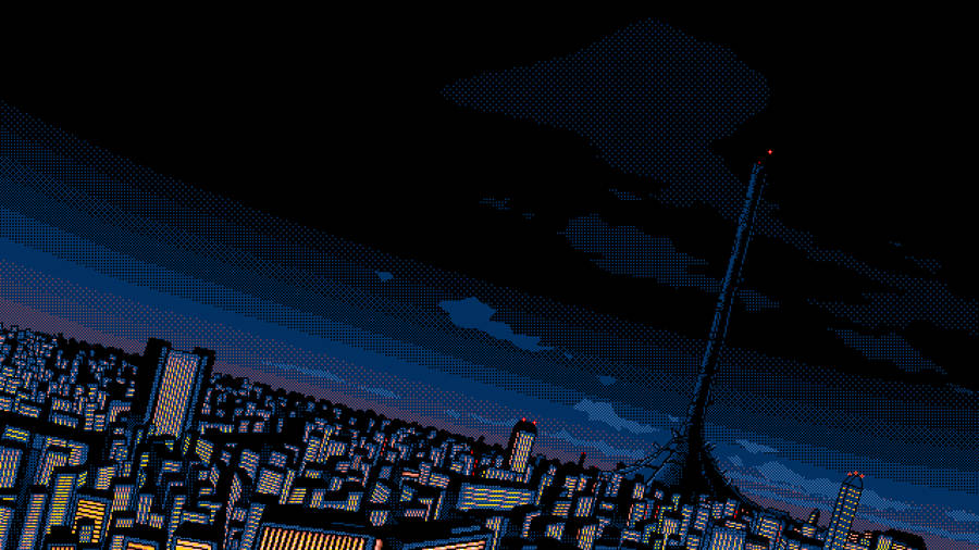 Colorful Pixel Art Creation Wallpaper