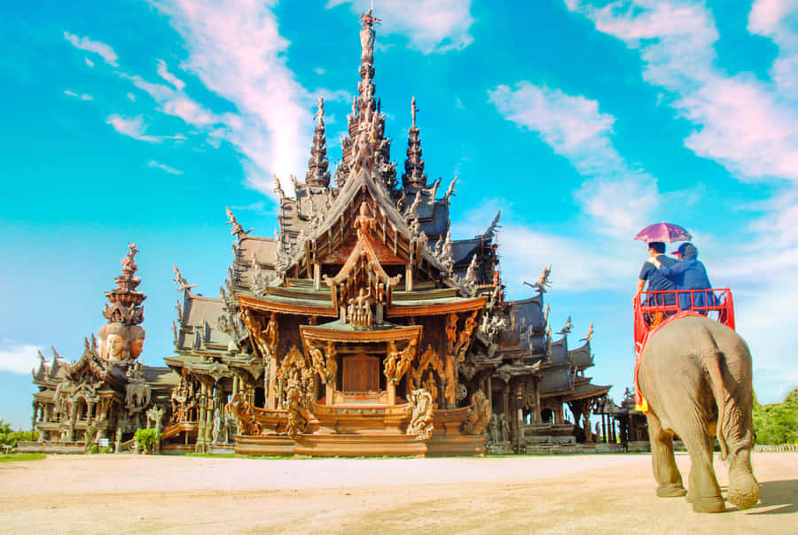 Colorful Sanctuary Of Truth Desktop Wallpaper