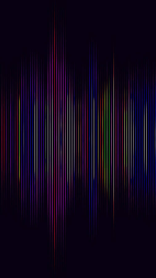 Colorful Sound Waves Pattern Wallpaper
