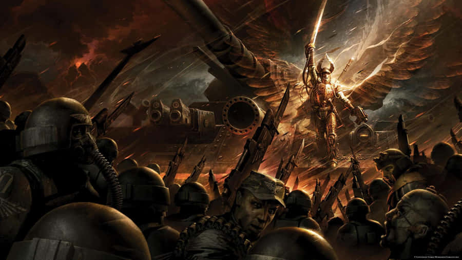 Conquer The Battlefield With Warhammer 4k Wallpaper