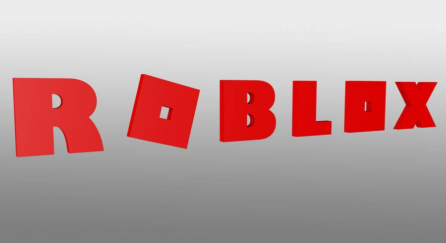 Cool 3d Roblox Logo Wallpaper