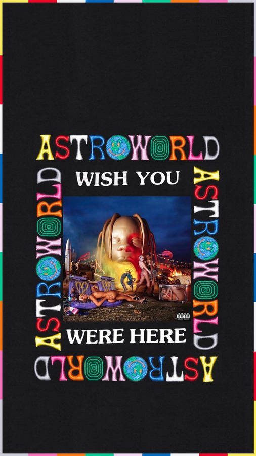 Download free Cool Astroworld Album Art Hd Wallpaper 