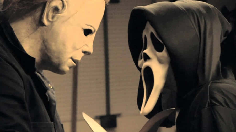 Cool Michael Myers From The Halloween Franchise Wallpaper