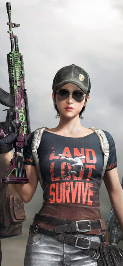 Download Free Cool Pubg Girl With Short Hair Wallpaper