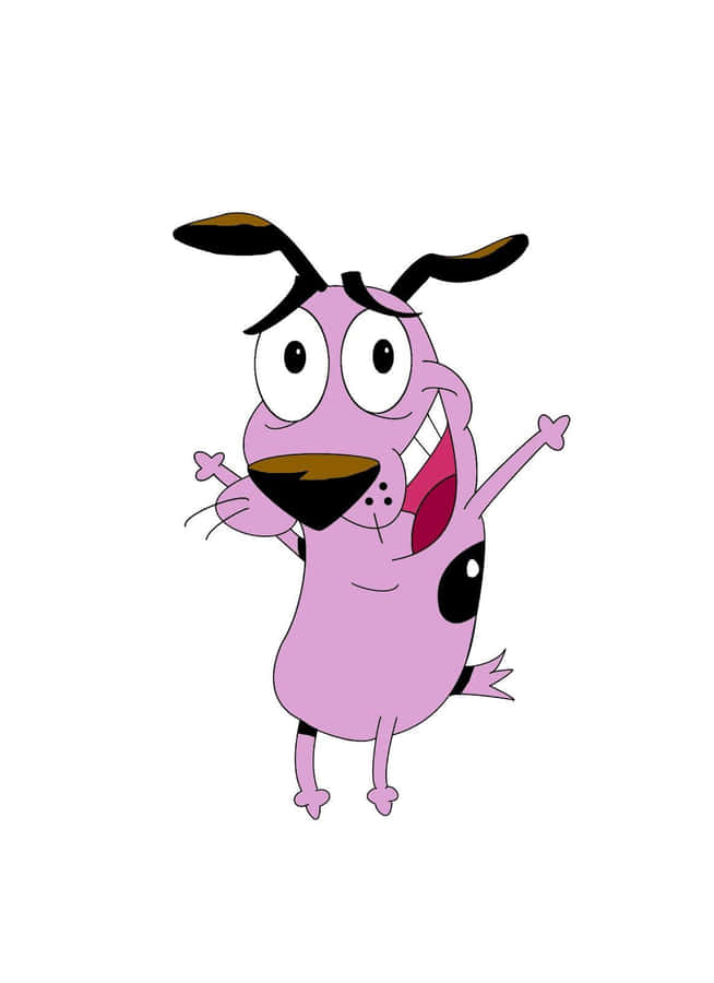 Download free Courage The Cowardly Dog Facing His Fears Wallpaper ...