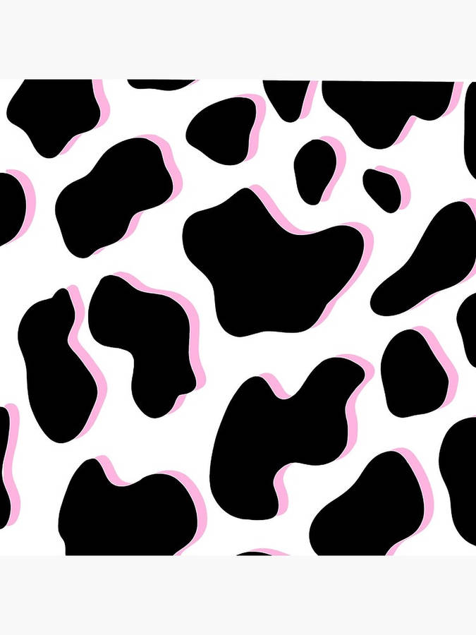 Black Cow Print
