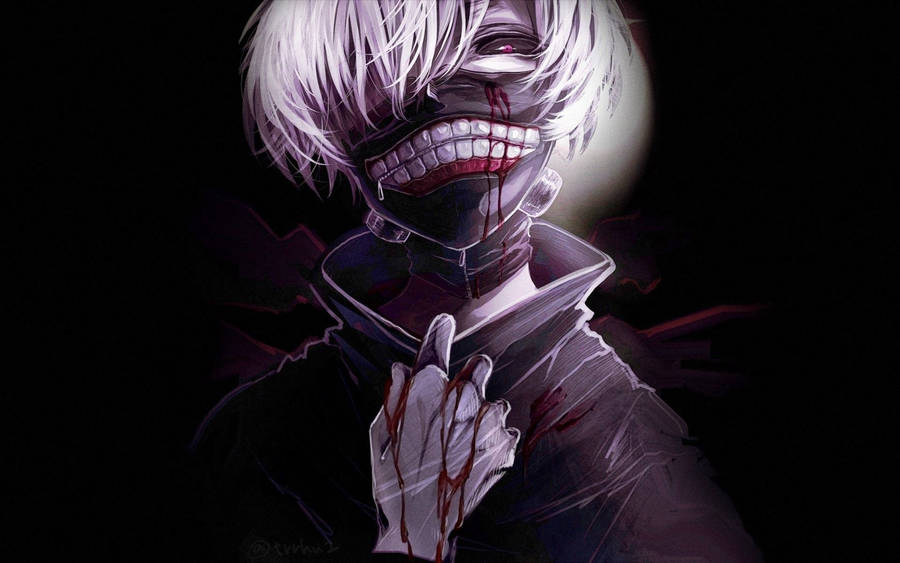 Crazy Anime Boy Playing Video Games Wallpaper