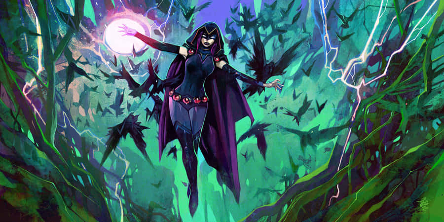 Crimson Raven - Vanquish Your Enemies In Style Wallpaper