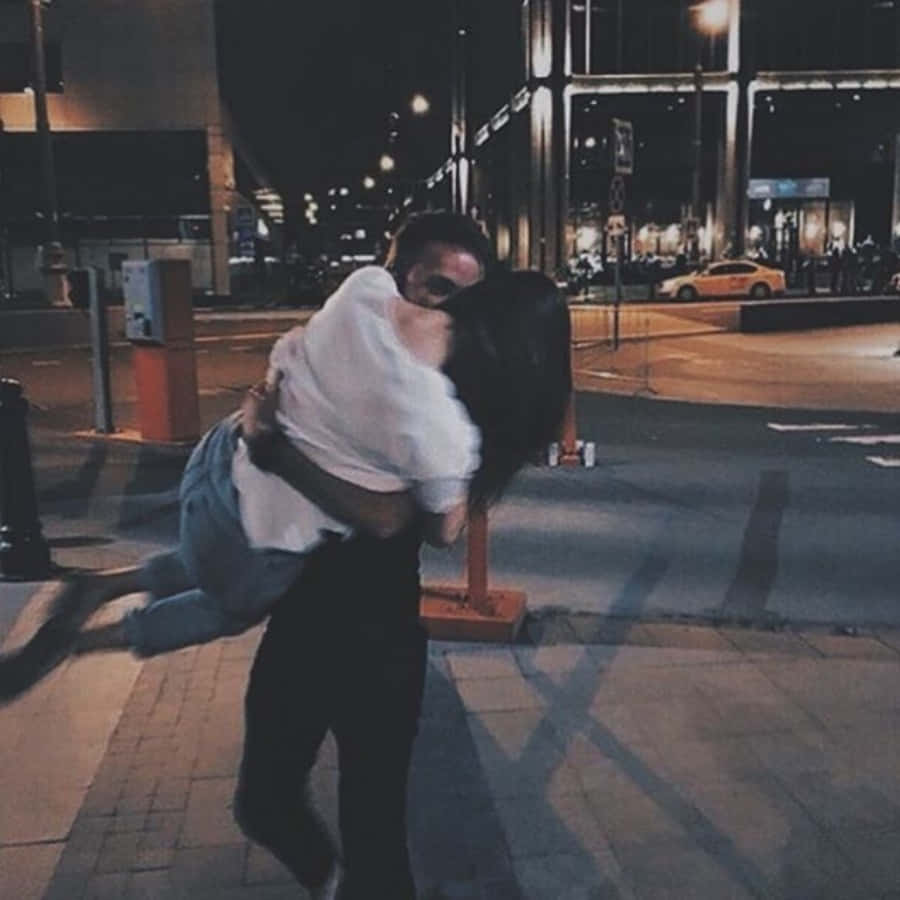 Cute Boyfriend Candid Moment Wallpaper