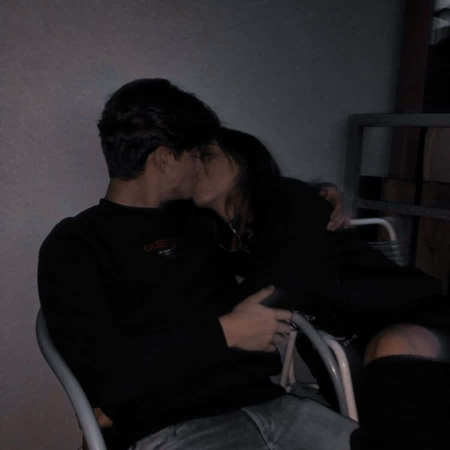 Cute Boyfriend Surprise Moment Wallpaper