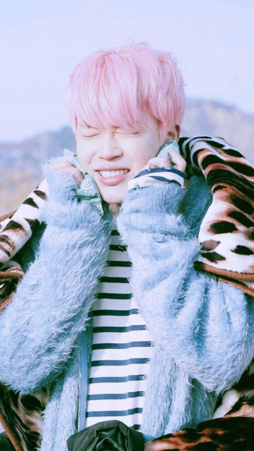 Download free Cute Bts Jimin In Winter Clothes Wallpaper - MrWallpaper.com