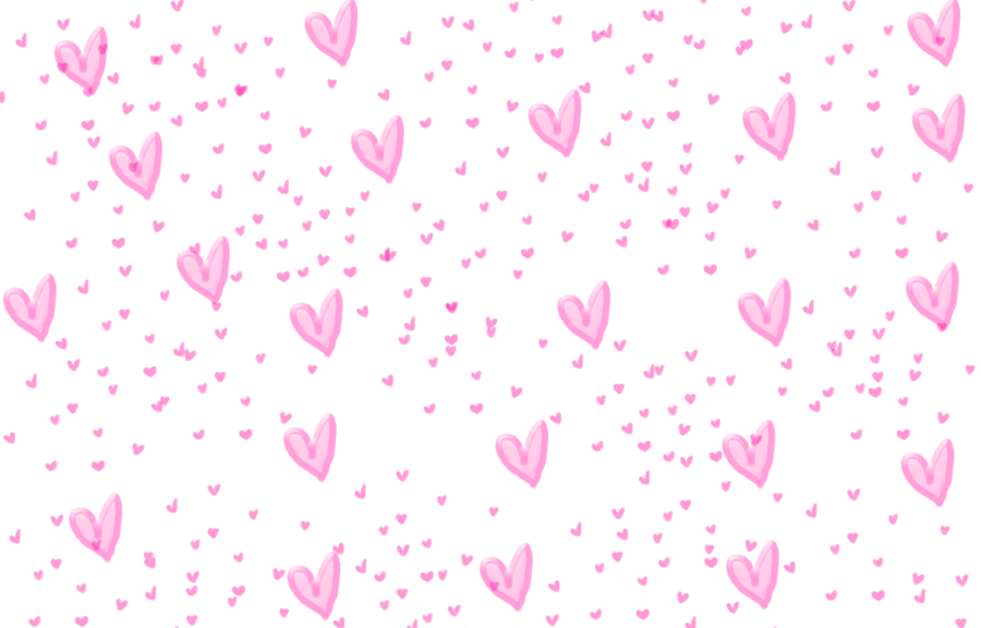 Cute Little Love Heart Shapes Wallpaper