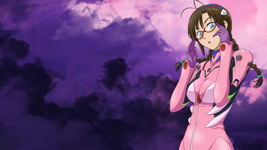 Cute Mari From Evangelion Wallpaper