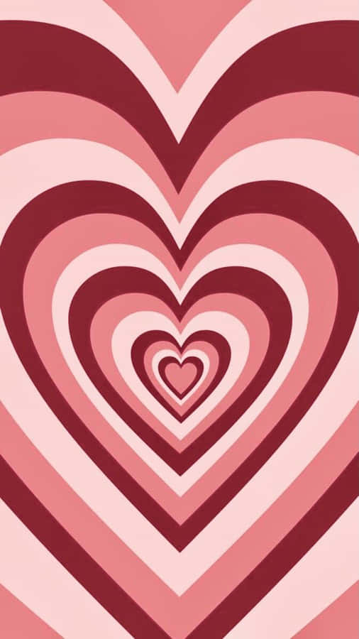 Cute Red Heart Iphone Wallpaper