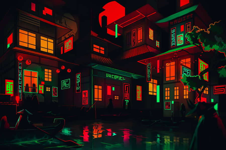 “cyberpunk Pixel Art - A Futuristic Revolution” Wallpaper