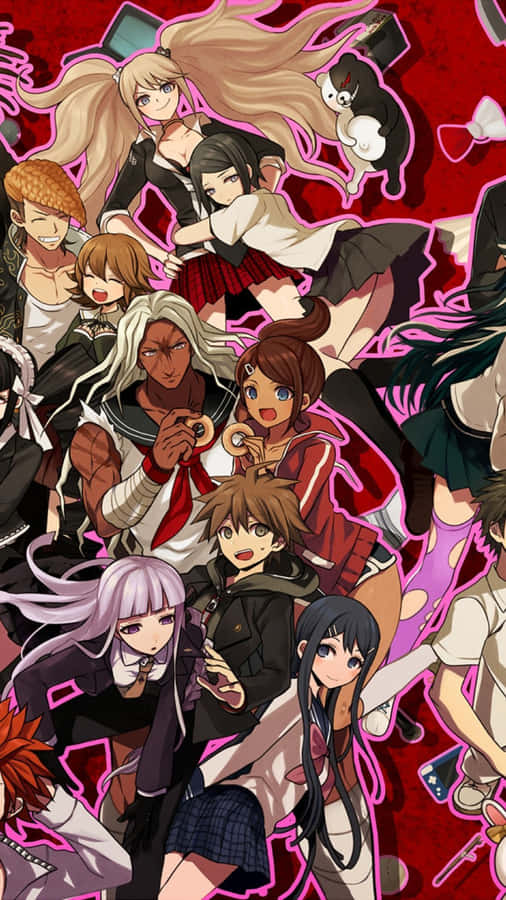 Danganronpa Characters Collage Wallpaper