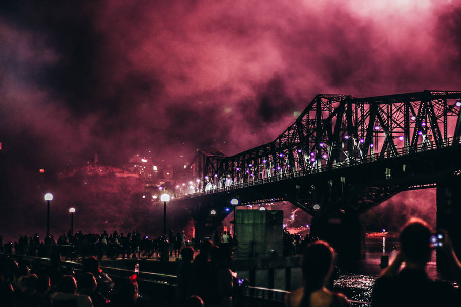 Dark Aesthetic Bridge Wallpaper