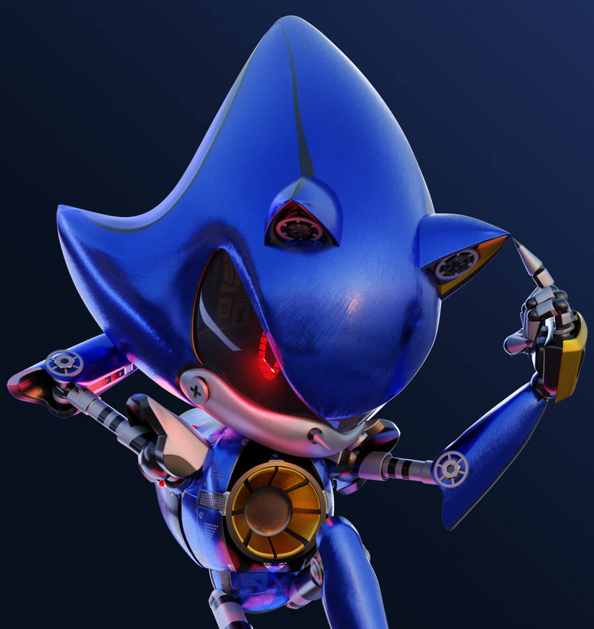 Download free Dark Blue Metal Sonic Wallpaper - MrWallpaper.com