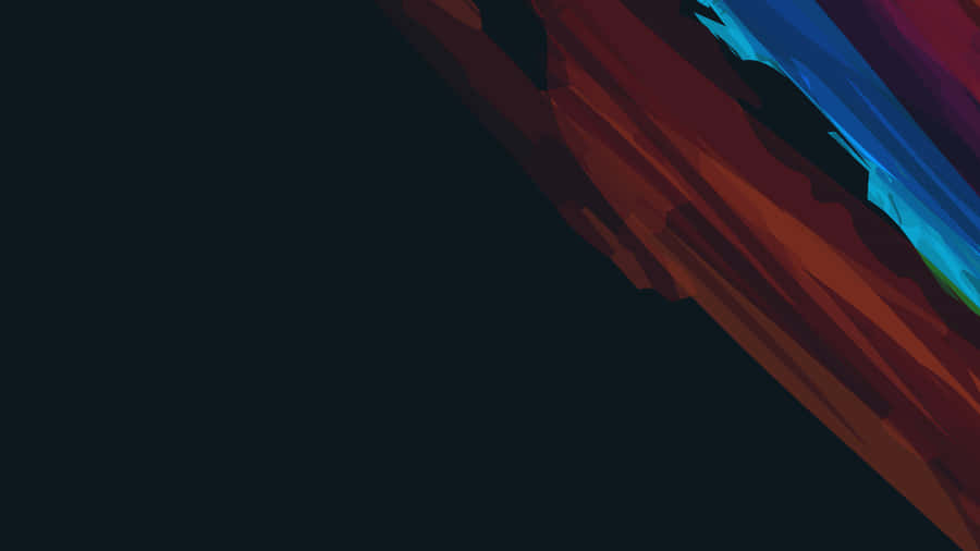 Dark Minimalist Abstract Brush Strokes Wallpaper