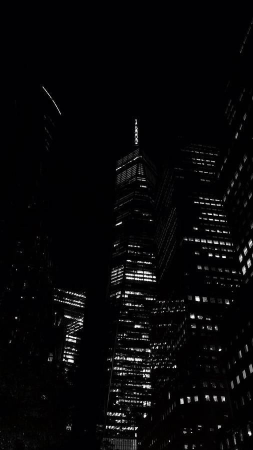 Download free Dark Night View Of Tall Buildings Wallpaper - MrWallpaper.com