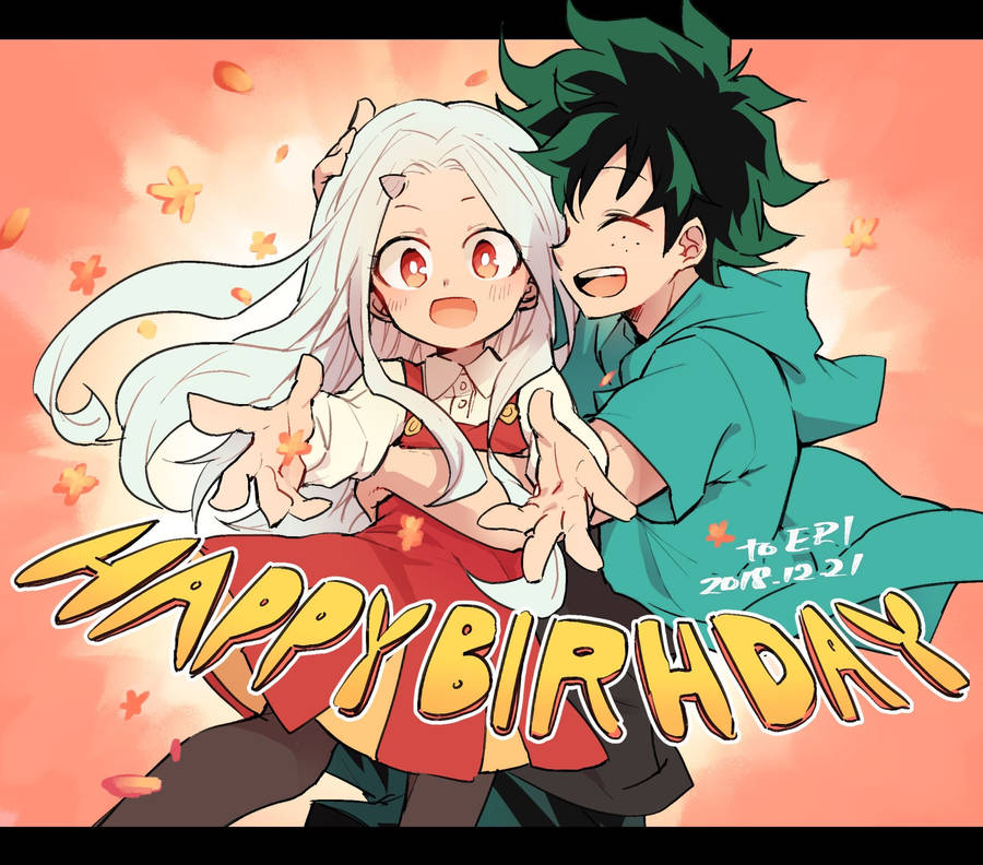 Deku And Eri Wallpaper