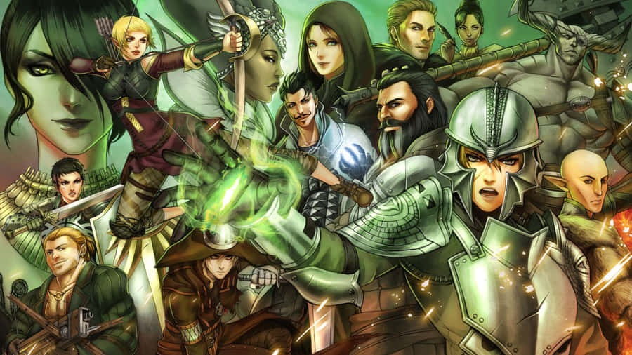 Delve Into A Hauntingly Beautiful 4k Adventure In Dragon Age Wallpaper